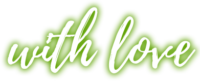 With love graphic accent celebrating Portland community spirit and local lifestyle branding