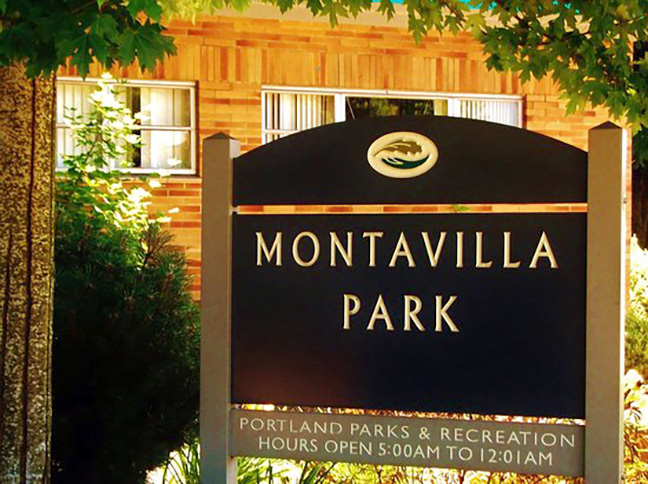 Montavilla Park Sign